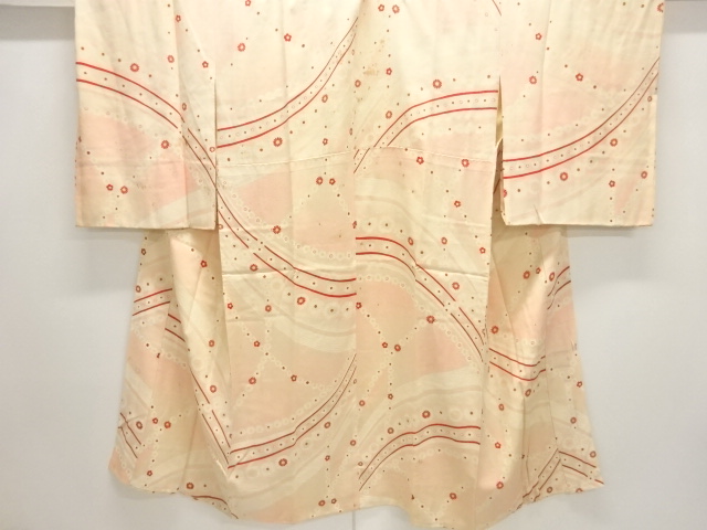 アンティーク　花模様長襦袢